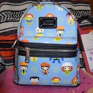 Loungefly Marvel X-Men Chibi AOP Mini Backpack New With Tags Retired 2019 HTF